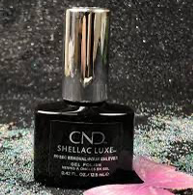 CND SHELLAC LUXE Nail Polish, Black Pool