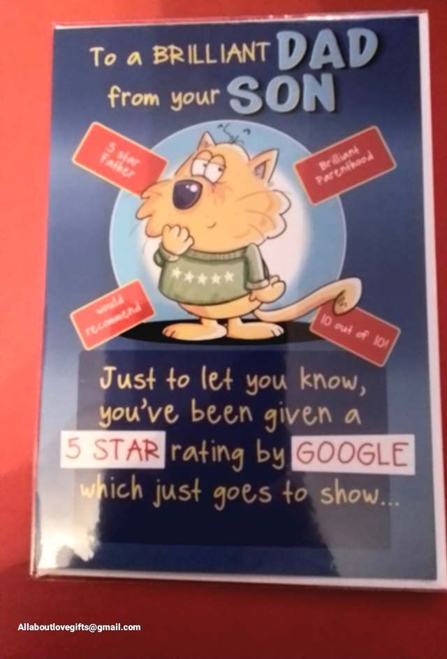 Dad Fathers Day Joke Card