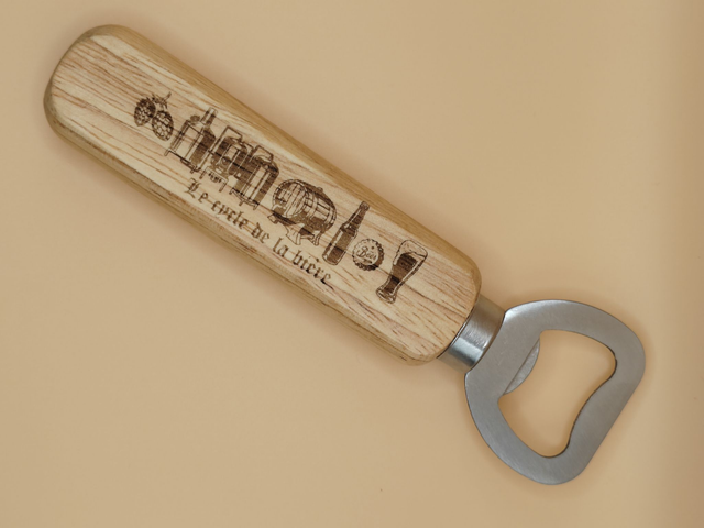 Décapsuleur "cycle de la bière"