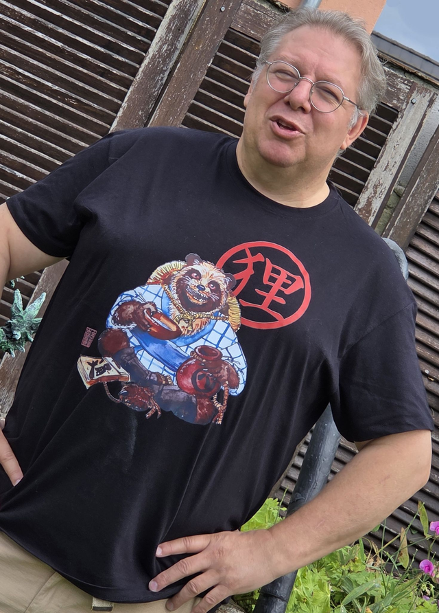 T-shirt Tanuki
