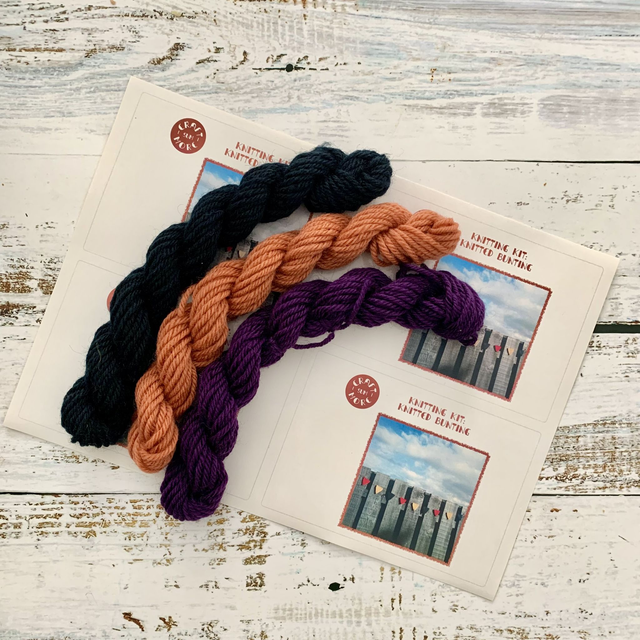 Knitting Kit: Mini Bunting
