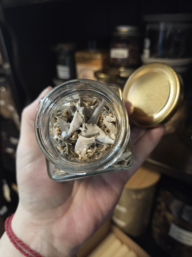 ​'Off You Fuck' Smudge Jar - Banishing &amp; Protection