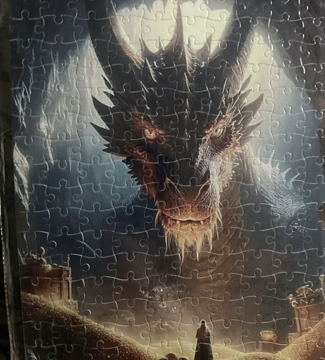 Dragon limited to 1 A3 200 piece jigsaw