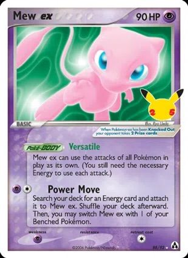 Mew EX - 88/92 (Celebrations - Classic Collection)