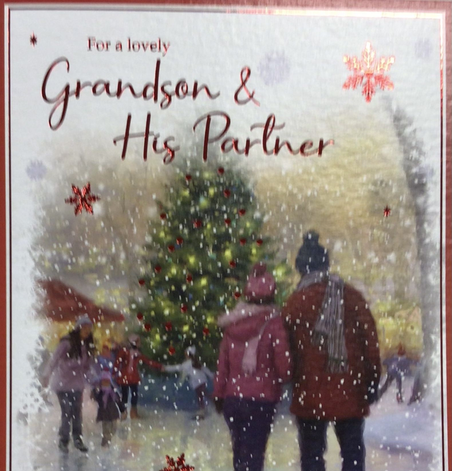 Christmas Grandson and Partner (Ice Skating) WfH