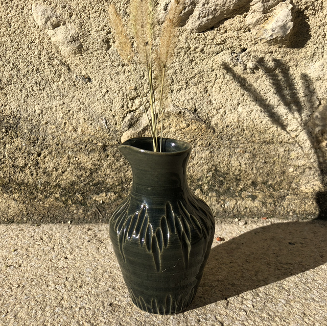 Green vase 