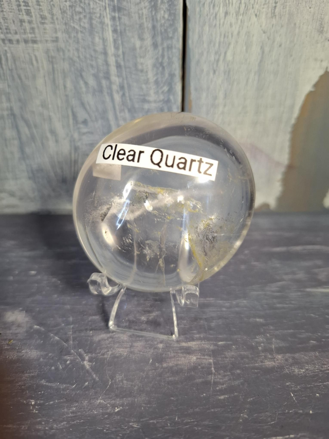 Clear Quartz Palmstone 