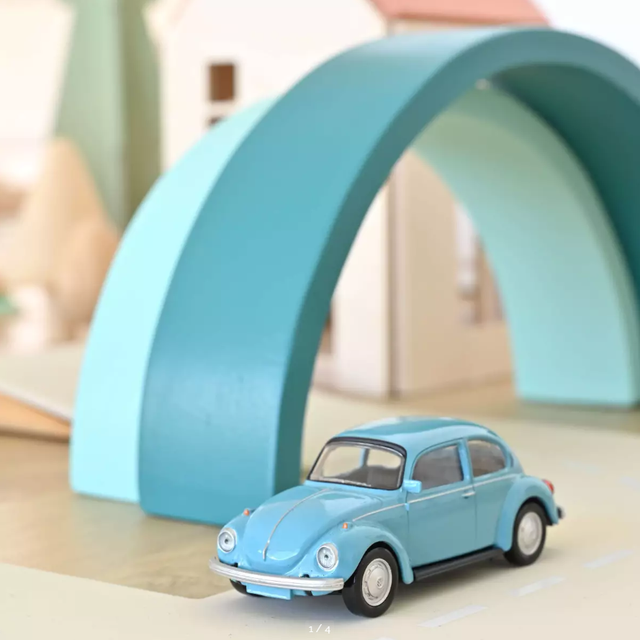 Volkswagen Coccinelle 1303 1973 Bleu norev 841002 1/43