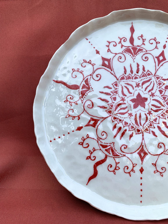 Grande Assiette Mandala