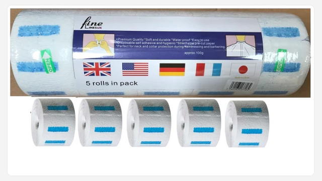 Fine Lines Neck Paper Bundle of 5 (6302)