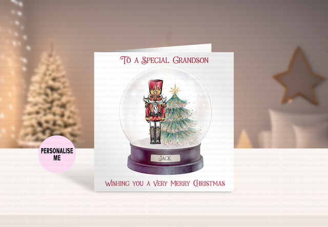 Personalised Nutcracker Card