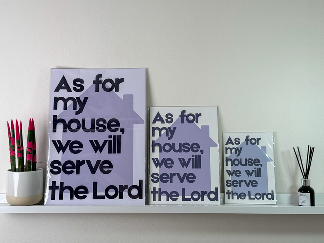 We will serve the Lord Print