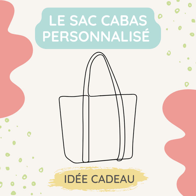 Le sac cabas personnalisé Lélou piK