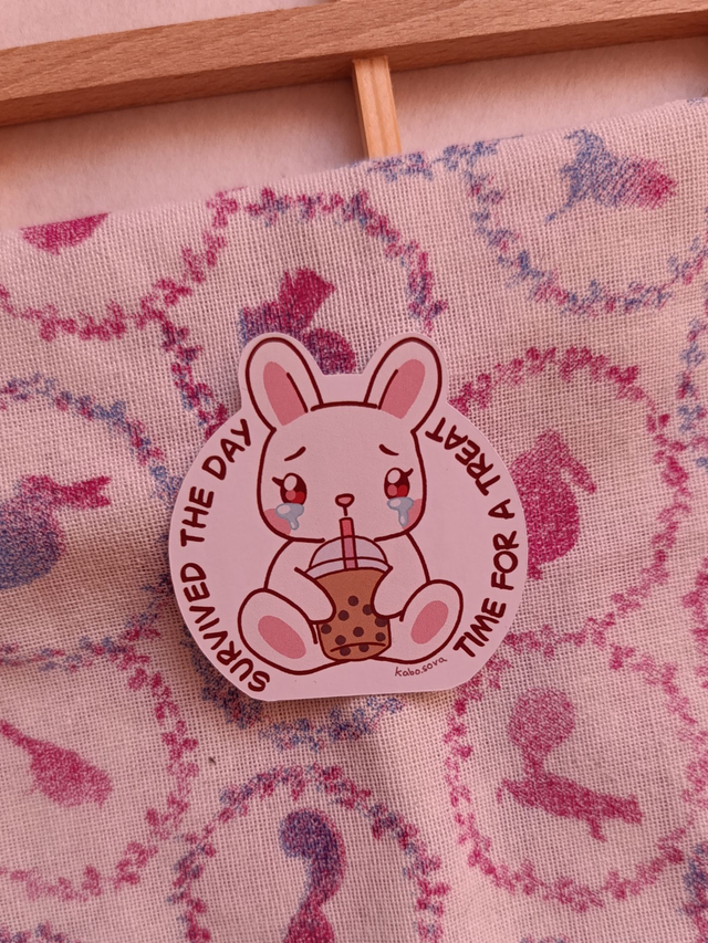 Time for a Tread Hasen Sticker