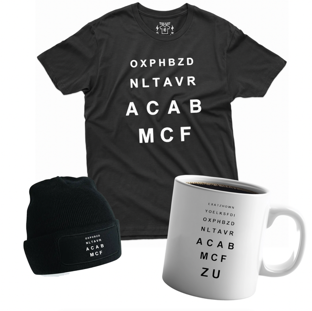 "ACAB" Tshirt, Sweat, Bonnet, Totebag, Mug