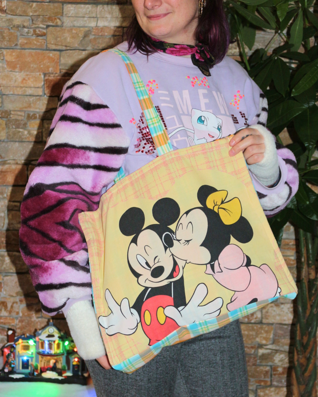 Sac Cabas Upcyclé – Modèle Unique « Mickey »