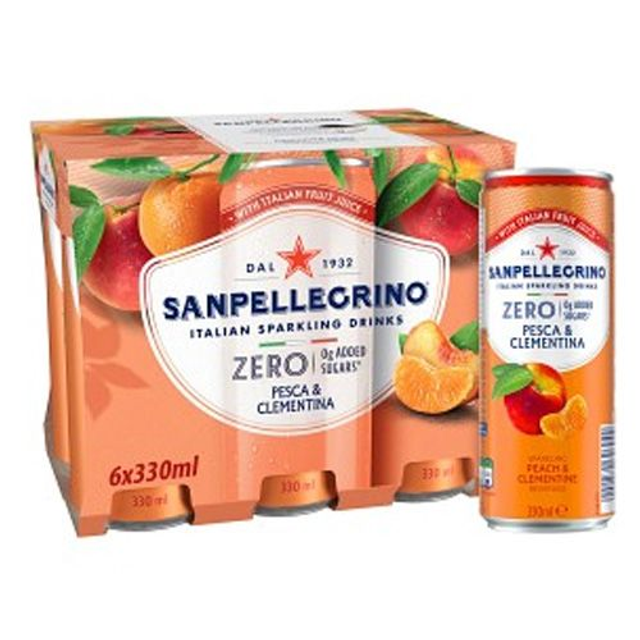 San Pellegrino Pesca Clementina Zero 330 ml