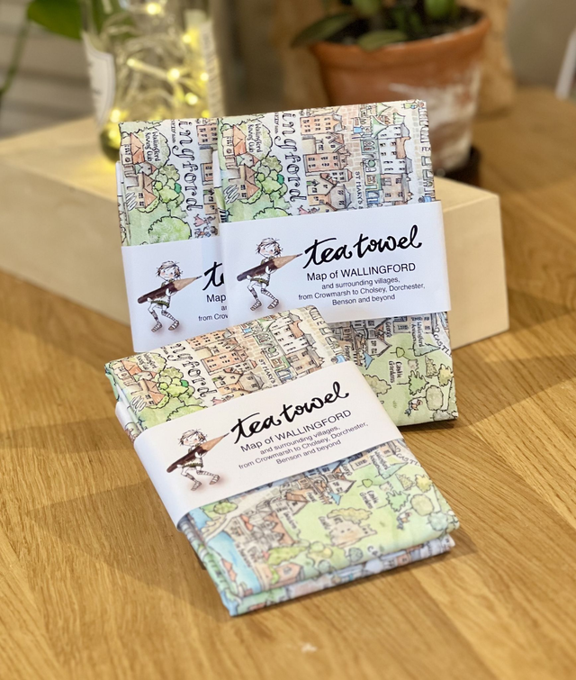 Wallingford Tea towel