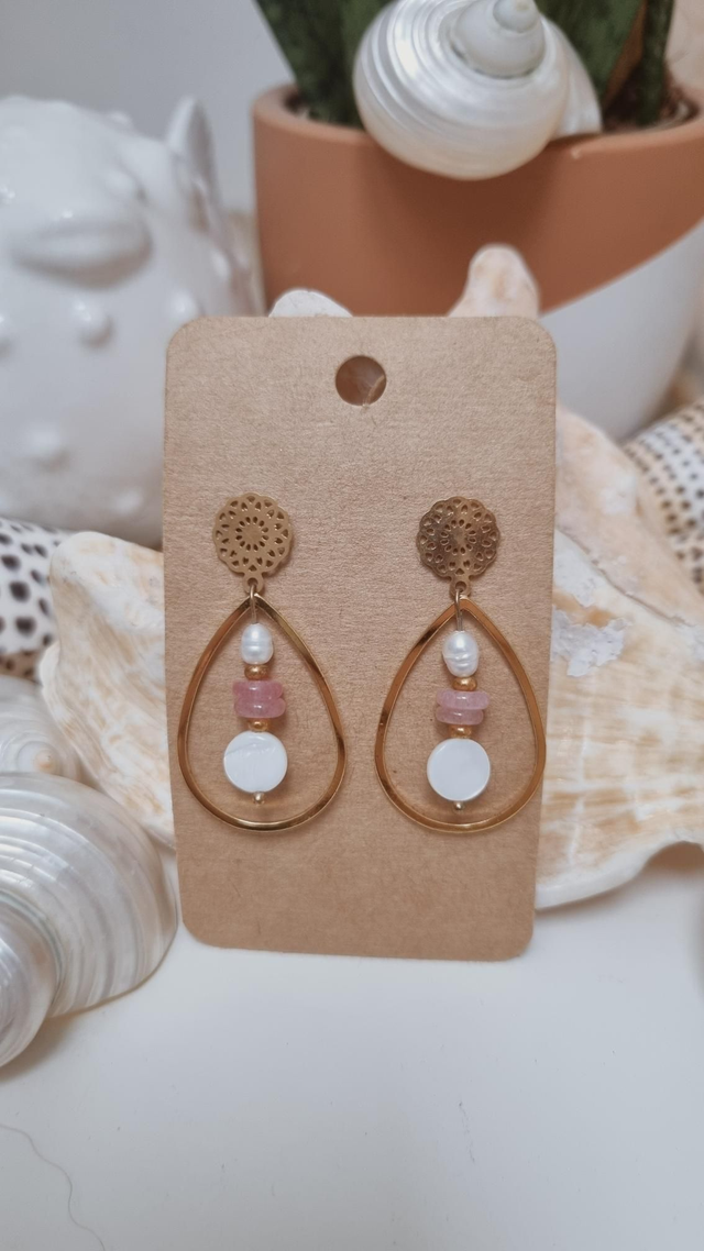 Boucles d'oreilles goutte 