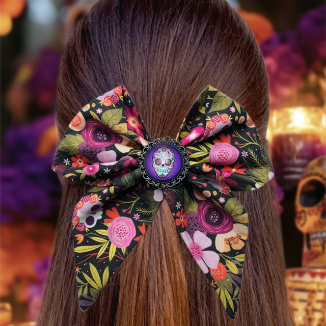 Barrette à cheveux - Sugar Skull