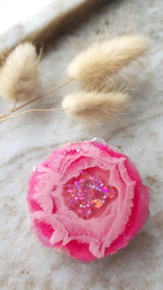 Phine Grip - Pink glitter