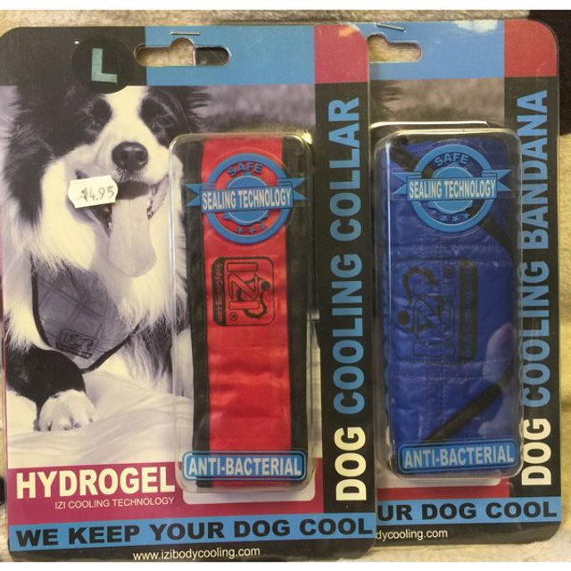 IZI dog cooling bandana maat L rood
