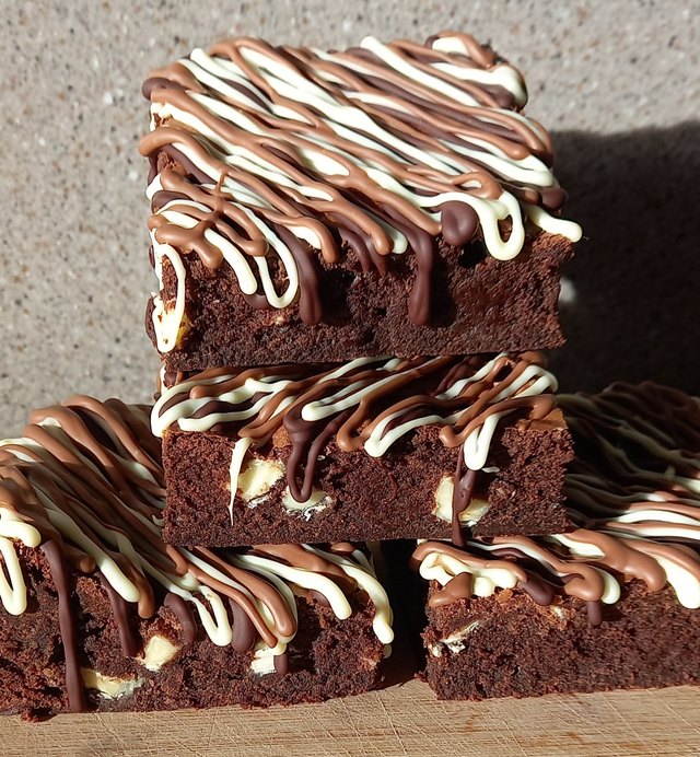 Triple Chocolate Brownies
