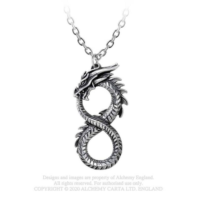 Pendentif Dragon de l&#039;infini