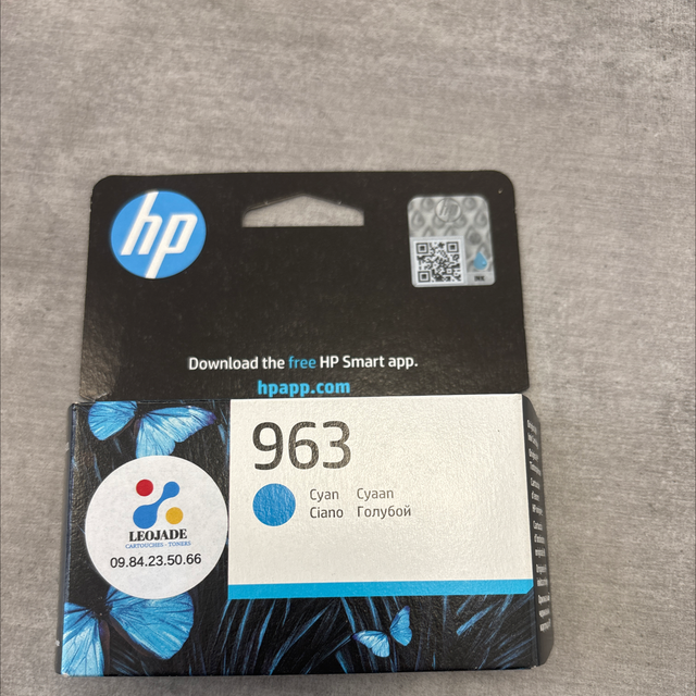963 HP original cyan HOC000369
