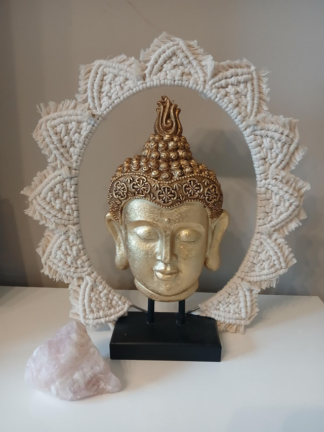 Bouddha macramé 
