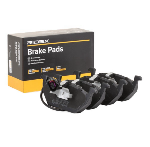 RIDEX 402B0033 Kit pastiglie freni AUDI A3 Sportback (8PA) (Anno di produzione 09.2004 - 03.2013, 90 - 265 CV, Benzina, Benzina/Etanolo, Diesel)