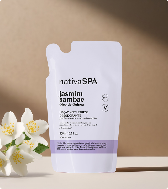 HIDRATANTE JASMIM SAMBAC REFIL 400ML