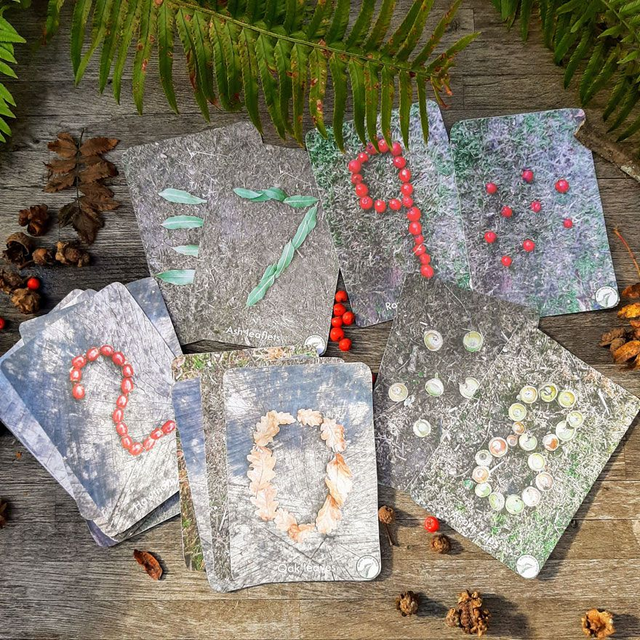 Printable Nature Number Cards (Digital File)