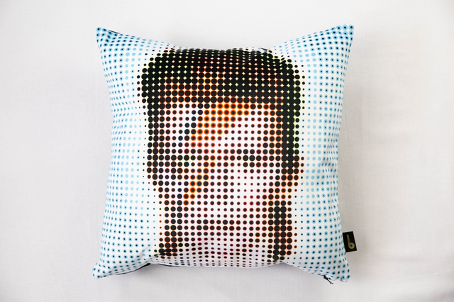 X Bowie halftone