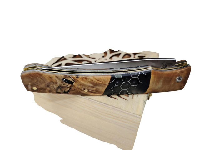 L&#039;Am&#039;bis hybride inox en Loupe de châtaignier 