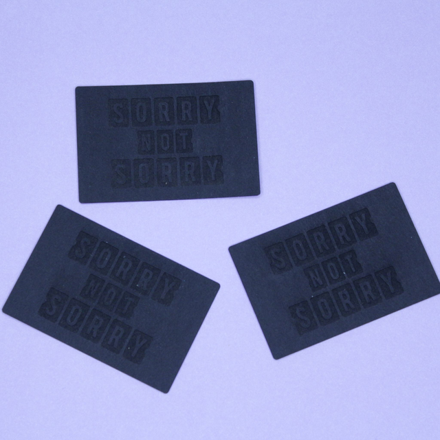 Sorry Not Sorry (x 3)