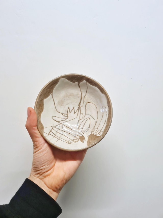 Petite coupelle offrir des fleurs 