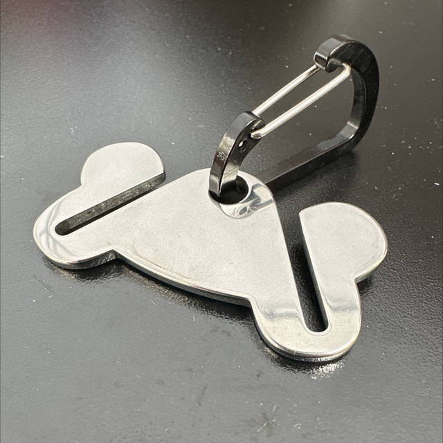 Porte sacs à crottes en métal