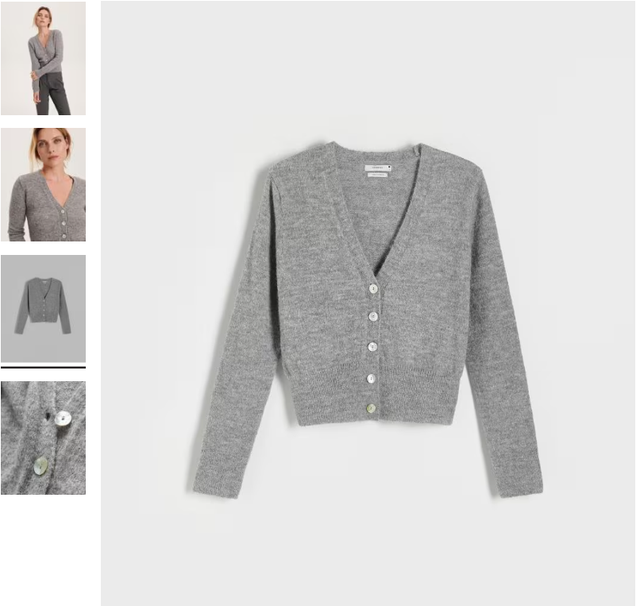 Reserved Pullover mit Knöpfen  Gr. S