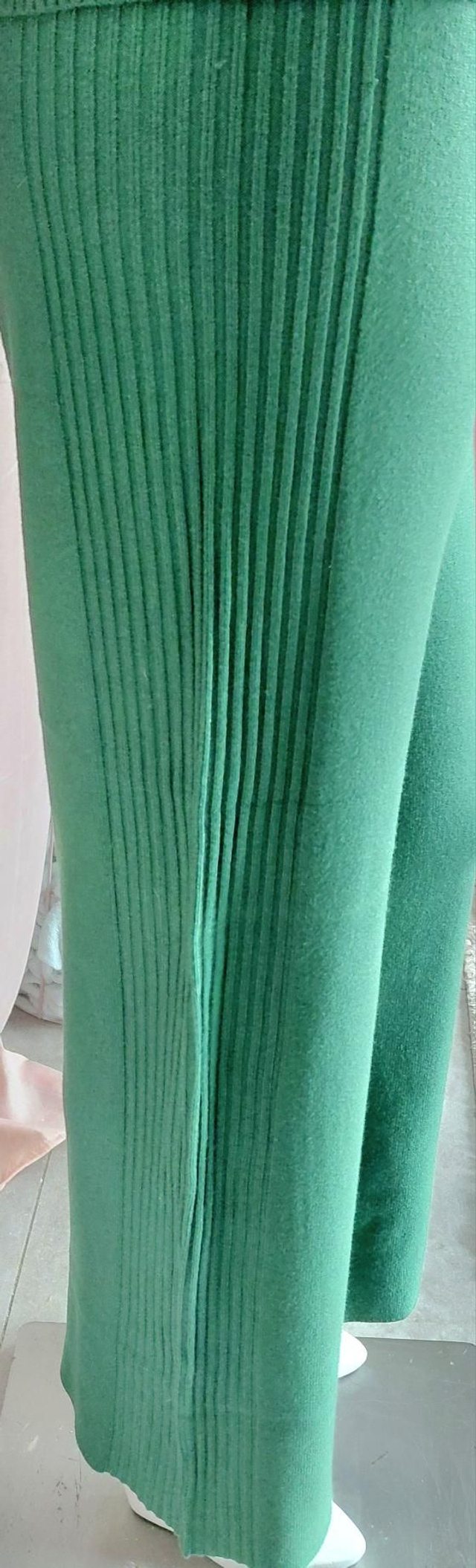🌈 Ensemble Vert sapin Effet Seconde Peau Femme Chic Elégant Confort et Très Doux pour Tous les Jours Taille S/M🌈