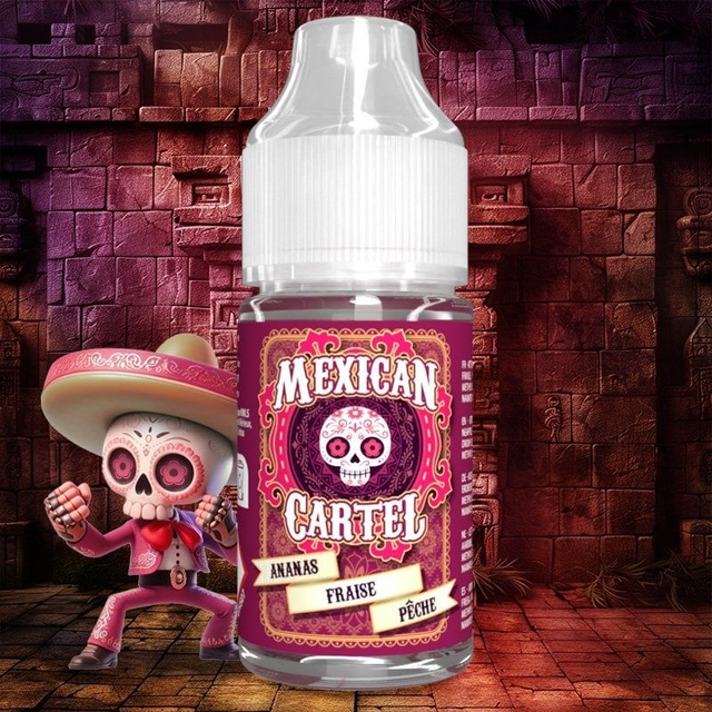 Concentré Ananas Fraise Pèche Mexican Cartel 30 ml