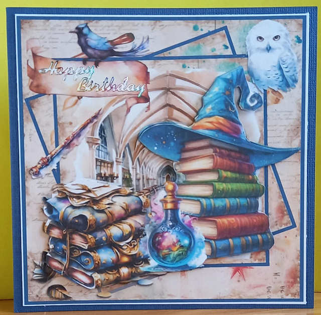 Spell Books &amp; Potions birthday card 