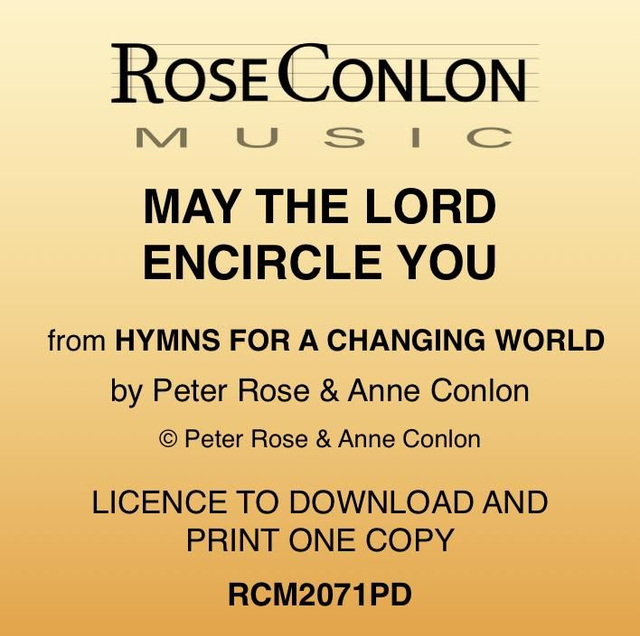 MAY THE LORD ENCIRCLE YOU  PDF (Piano/Vocal)