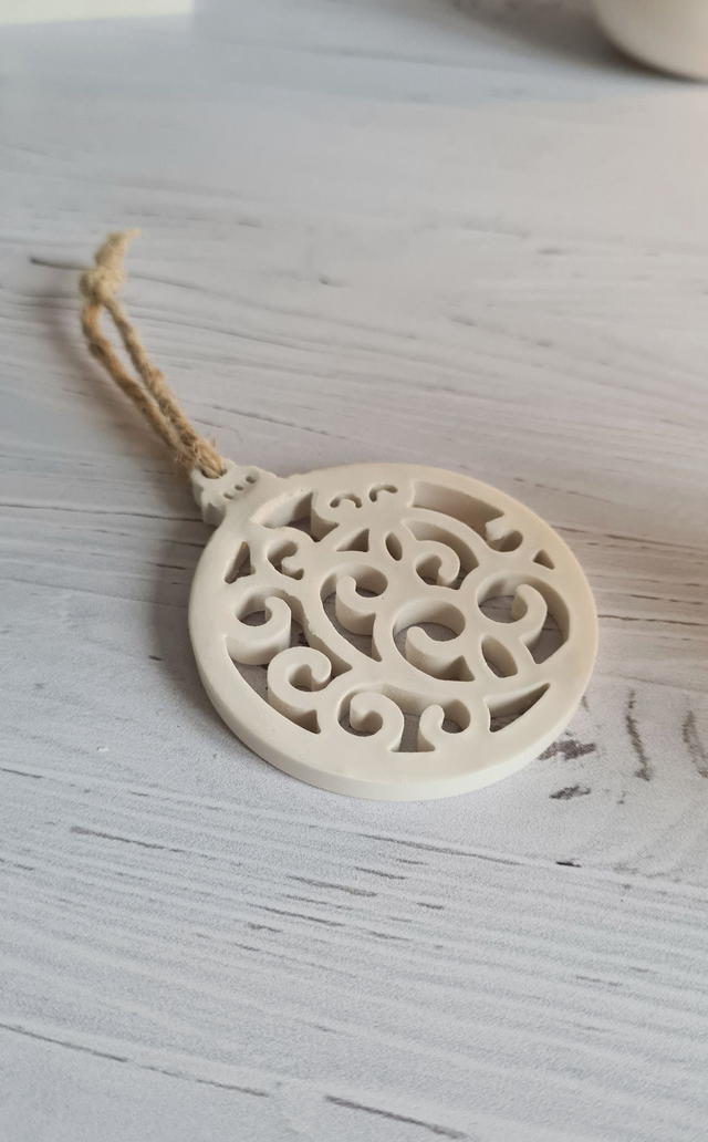 Suspension motif boule de Noël 