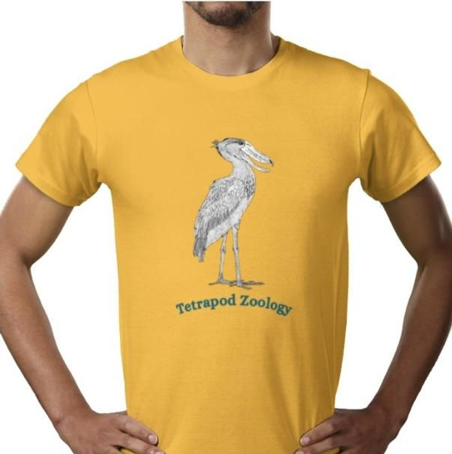 Tet Zoo shoebill tee