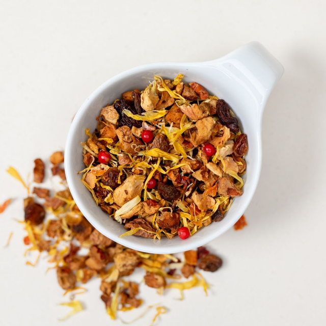 Rooibos "Péché Mignon" - Pomme, Raisin, Pêche, Fleur de Souci