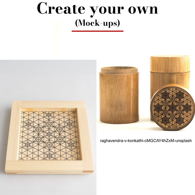 Japanese Kasane Rindo Laser Engraving Files | 4 Intricate Geometric SVG DXF Lbrn2 Pack