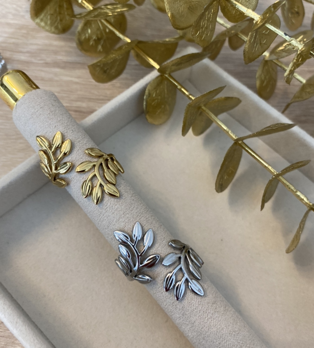 Bague ajustable lotus 