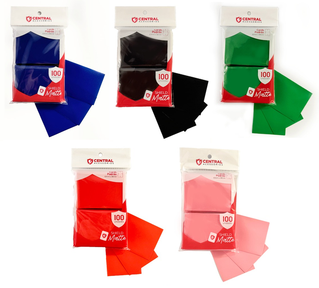 Central Shield Matte (Sleeve) - 100 Unidade