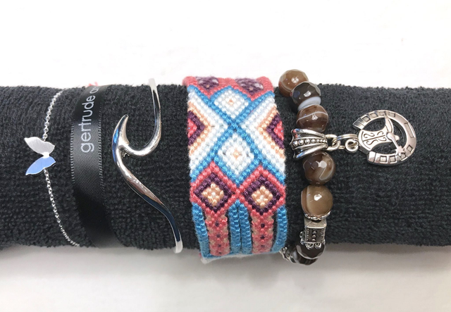 Bracelet multi-rangs &quot;Posto novo&quot;